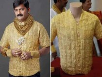 世界上最贵的衬衫：22k纯金打造，价值23万美元