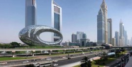 世界上最复杂的曲面建筑，迪拜未来博物馆外观似梦幻“魔眼” 